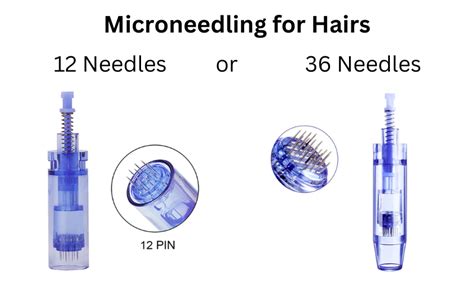 microneedling 12 vs 36 needles face